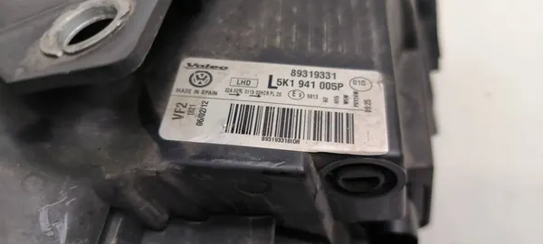 Farol Dianteiro Esquerdo VW Golf VI 5K1941005P image 8