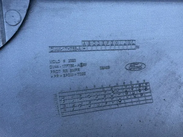 Ford Escape Kuga II achterbumper diffuser OEM CV44-17F765-ABW image 8