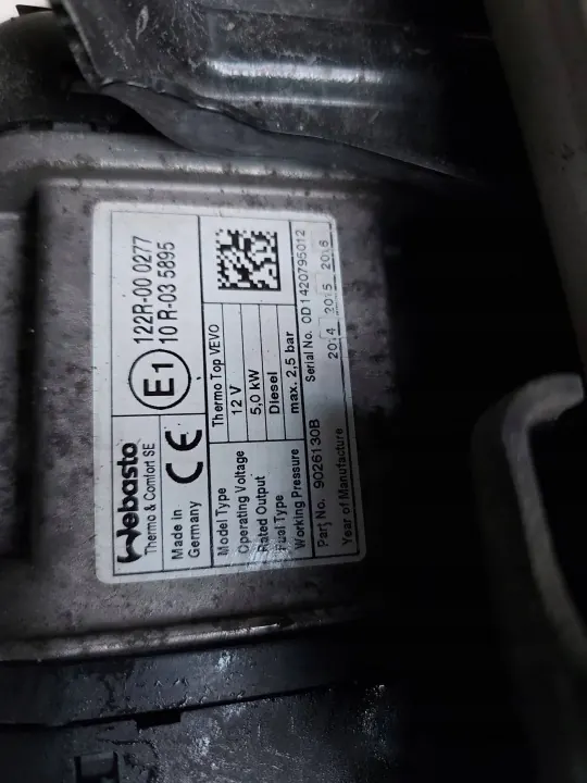 Webasto pysäköintilämmitys OEM 7N0815065T VW Sharan II image 3