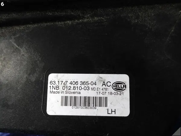 BMW X5 G05 X6 G06 X7 G07 18-23 Farol Halógeno LED DRL Esquerdo image 7