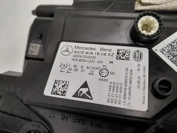 Rechter Multibeam-lamp Mercedes C-Klasse W205 Lift image 3