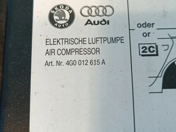 Soporte compresor maletero Audi Q5 II OEM 80A012109R image 9