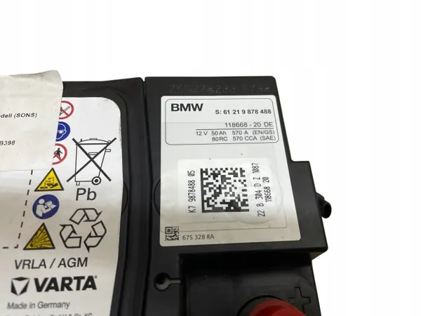 Batterie AGM Start-Stop OEM 9878488 12V 50Ah image 5