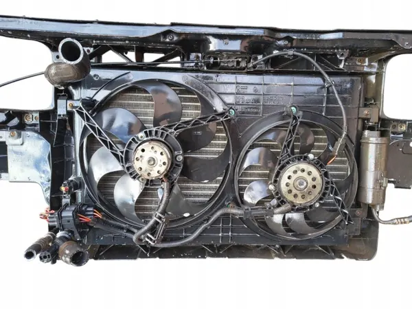 VW GOLF IV 1.4 PAS Vorderachse Kühler Lüfter Komplett image 6