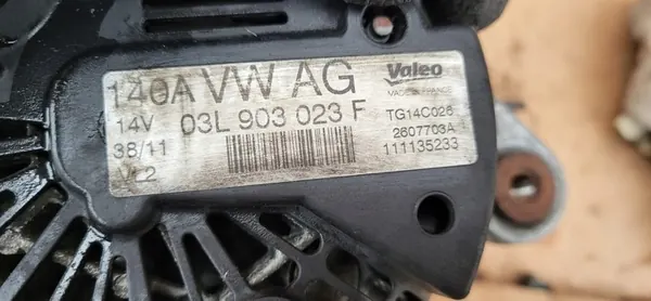 Vaihtovirtageneraattori 140A VW Audi Seat Skoda image 2