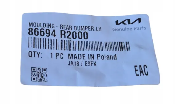 OEM 86694-R2000 Para-choques traseiro esquerdo Kia Sportage V image 7