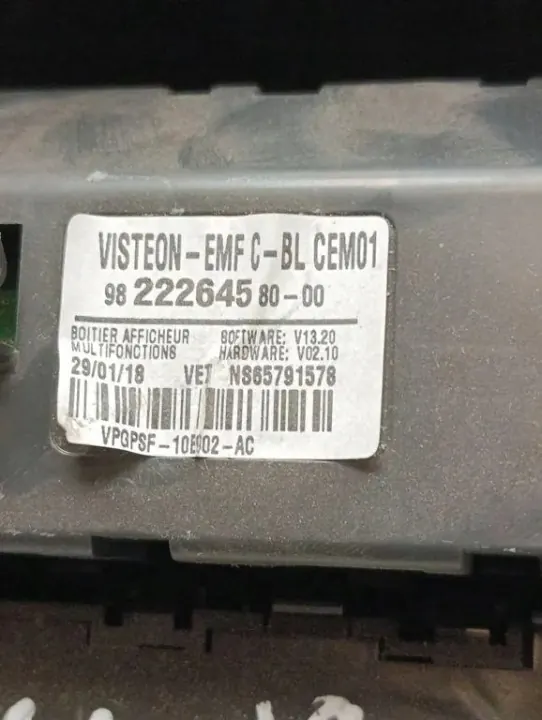 Écran de navigation Toyota Yaris OEM VPPSF10E02AC image 4