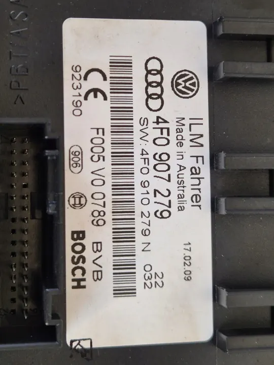 Audi A6 C6 Valomoduuli OEM 4F0907279 4F0910279N image 4