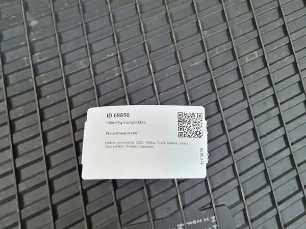 Skoda Enyaq iV 2022 Matto Setti image 10