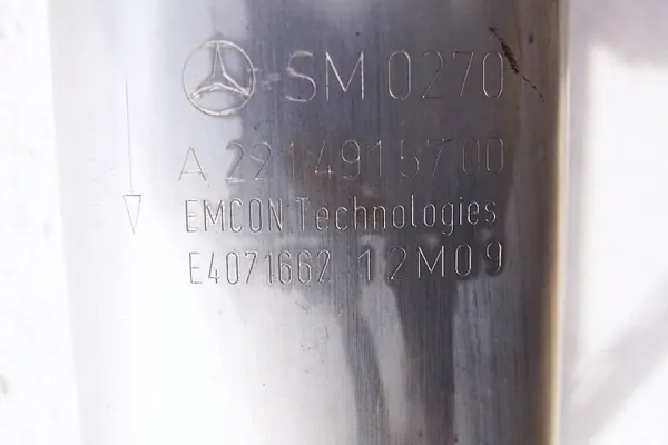Rechter uitlaatdemper OEM A2214917000 - Mercedes W221 image 6