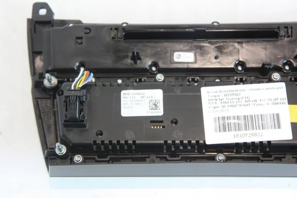 Panneau climatisation BMW 5 F10 F11 OEM 9230050 image 4