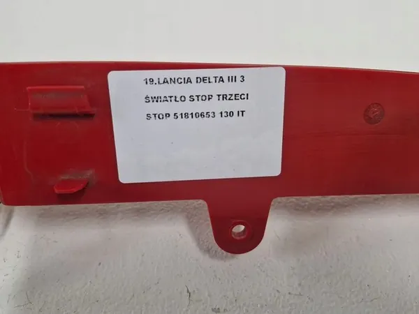 Lancia Delta 3 Luz de Freio Terceira 51810653 image 6