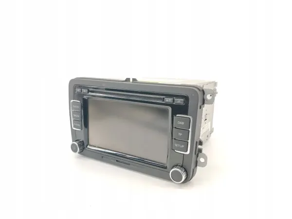 Panel de radio usado OEM 3C8035195G para VW Passat B7 image 2