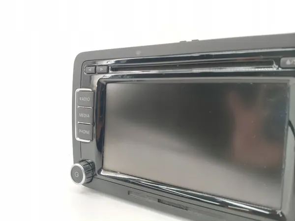 Panel de radio usado OEM 3C8035195G para VW Passat B7 image 3