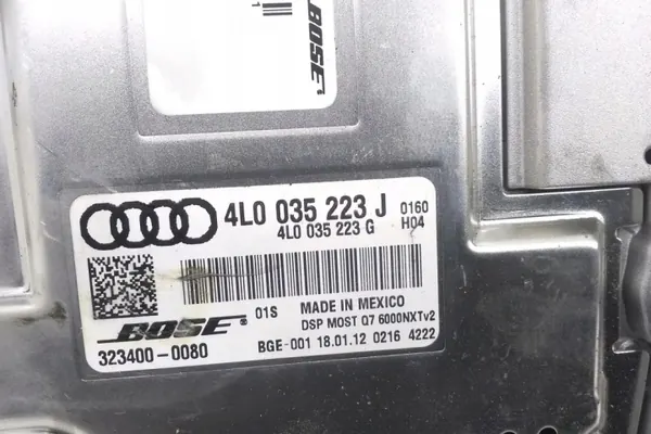 Amplificador Audi Q7 (4L) OEM 4L0035223J Usado image 5