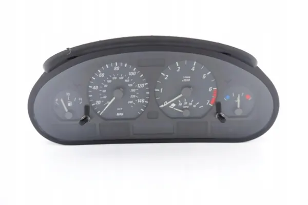 Compteur BMW E46 OEM 6902376 Noir - Version Anglaise image 2