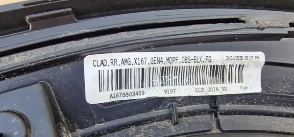 Mercedes GLE W167 Para-lama traseiro direito OEM A1678845400 image 5