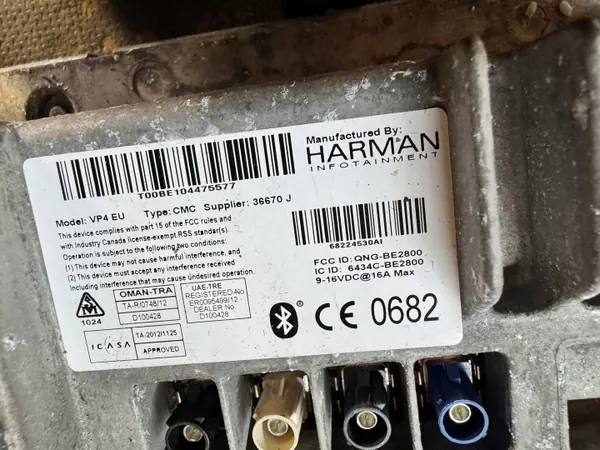 OEM 68224530AI Jeep WK2 Écran Navigation Tablet Ordinateur image 3