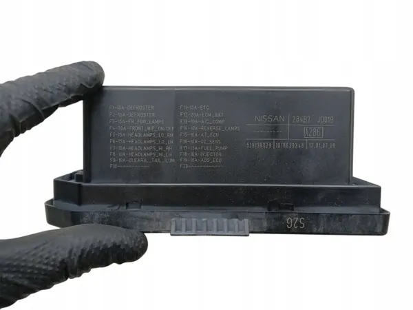 BSI-modul Säkerhetslåda OEM 284B7 JD01B Nissan Qashqai image 4
