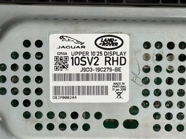 Écran Radio Navigation Jaguar I-Pace 2019 OEM J9D3-19C279-BE image 6