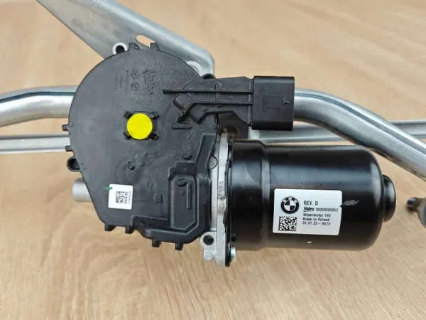 BMW OEM 7427901 Vindrutetorkarmotor-mekanism fram image 7