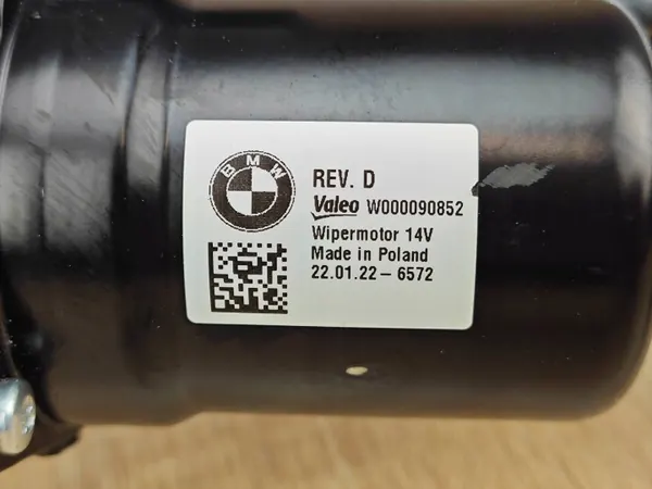 BMW OEM 7427901 Vindrutetorkarmotor-mekanism fram image 8