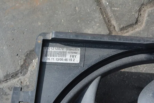 Volkswagen OE 1S0 121 207 E Elektrisk motor, Kylfläkt image 2