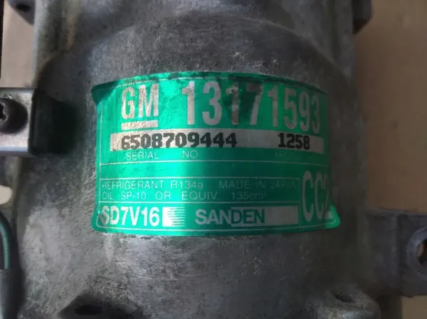Begagnad Opel OE AC-kompressor OEM SPRĘŻARKA KOMPRESOR image 6