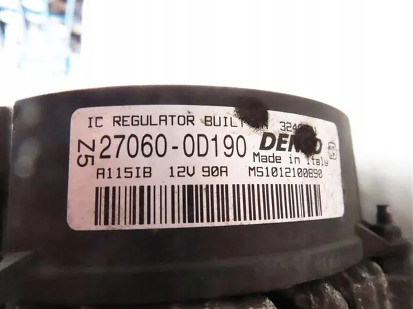 Alternator Toyota AURIS 1.6 OE 27060-0D190 image 4