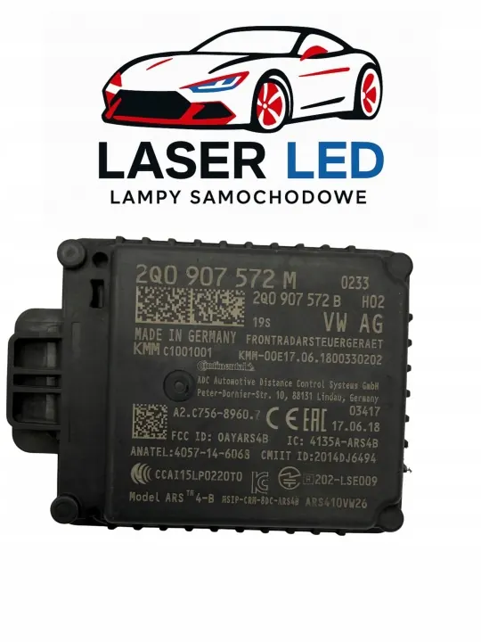 Capteur Radar Distronic OEM 2Q0907572M Occasion image 2
