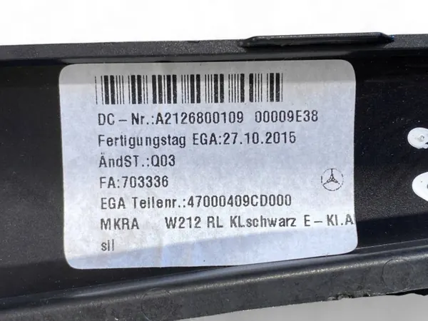Mercedes E W212 versnellingspookframe OEM A2126800109 image 8