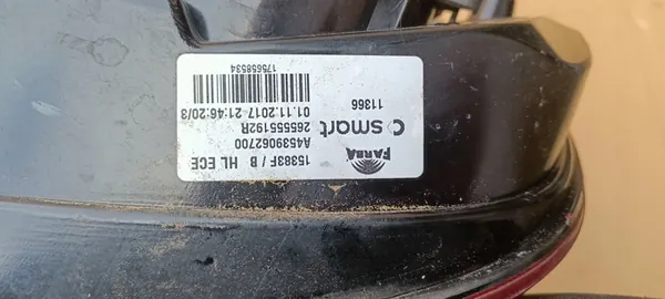 Linker Achterlicht Smart Forfour II 14- A4539062700 image 9