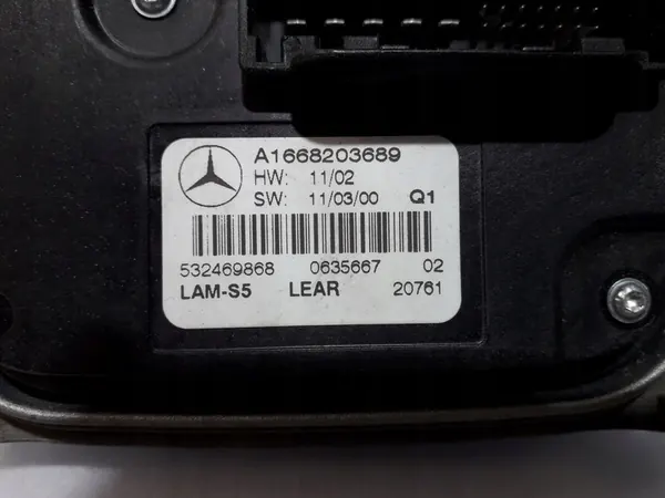 XENON NIVEAUMODULE MERCEDES W166 CLS W218 A W176 A1668203689 image 3