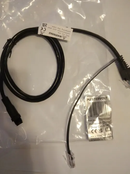 Mastervolt 7706100 Drop-kabel 1m Svart image 2