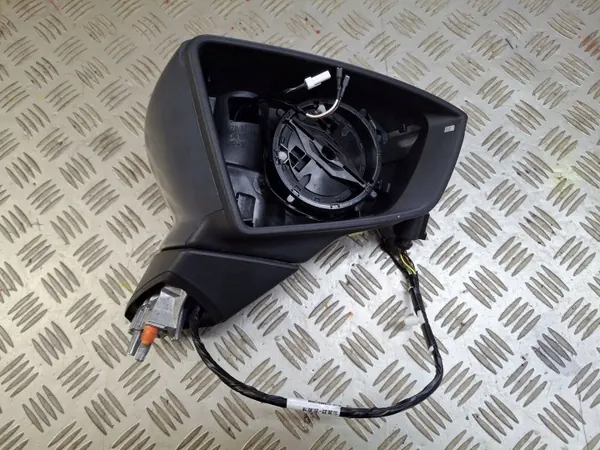 SEAT OE 6F1857508AC9B9 Oikea peilinkansi musta image 3