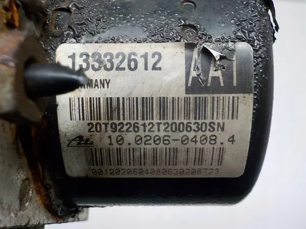 Opel Astra J ABS-pumppu OEM 13332612 AA1 image 9
