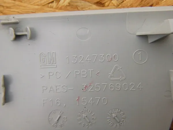 OPEL ZAFIRA B LIFT Tappo Paraurti Anteriore 13247300 image 3