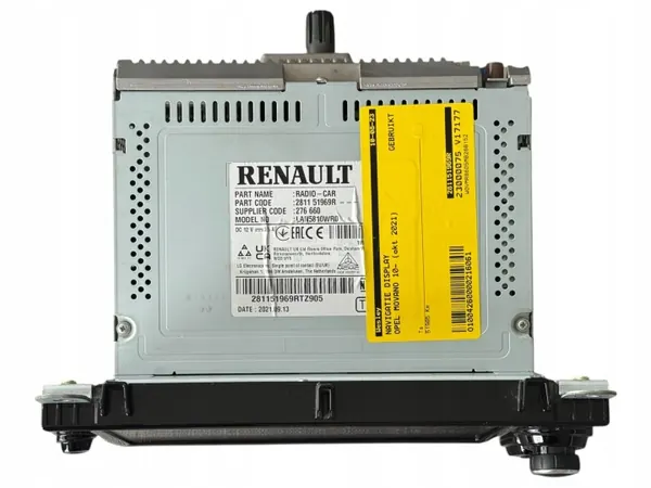 OEM 281151969R Navigaatiomoduuli Opel Movano 2021 image 5