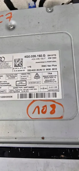 Audi MMI 3G+ SD Einheit OEM 4G0035192G - Gebraucht image 6