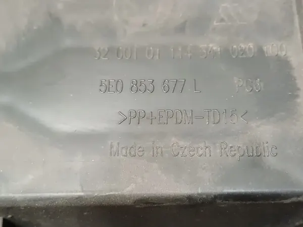 Griglia paraurti anteriore SKODA OCTAVIA 3 III LIFT 5E0853677L image 8