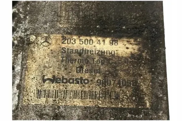 Webasto-lämmittin OEM 9007405E Mercedes C-luokka W203 image 8