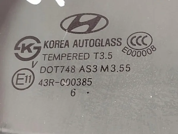 OEM 43R000385 Kolmiomainen sivuikkuna oikea takaovi image 4