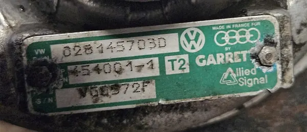 Turbokompressor AUDI 80 1.9 TDI 028145703D image 3
