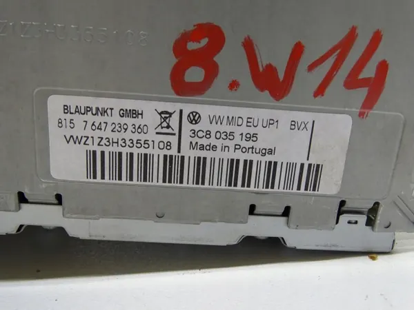 OEM 3C8035195 CD-navigationsradio - Begagnad image 10