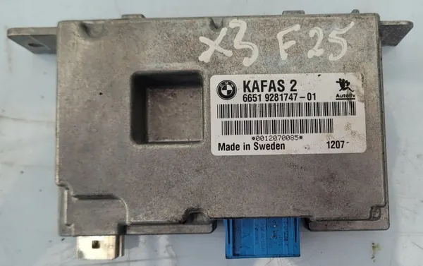 BMW KAFAS Styrmodul OEM 9281747 för X3 F25 image 2