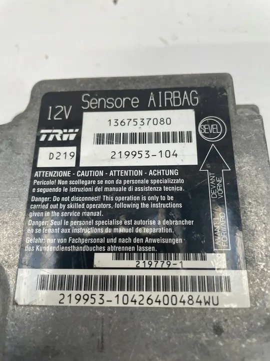 Module de contrôle du capteur d'airbag FIAT image 2