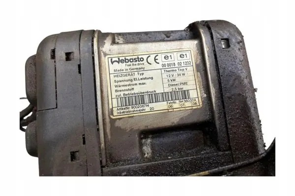 Webasto-lämmitin OEM 000018021232 Citroën 2.0L:lle image 5