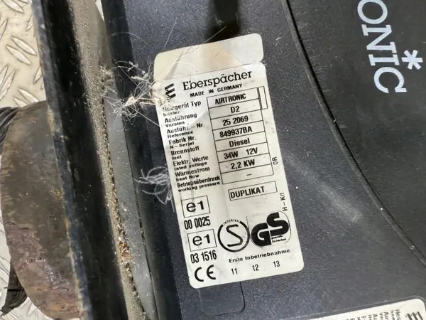 Webasto-lämmitys OEM 252069 Sprinter 906:lle image 5