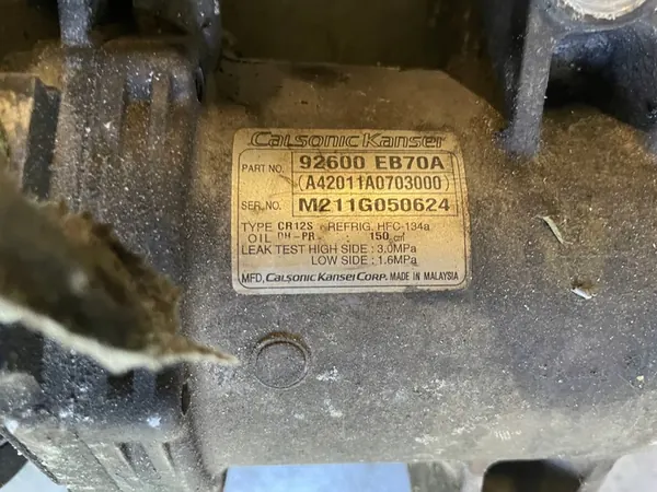 Compressore Aria Condizionata Nissan Navara NP 300 2.5 D image 2