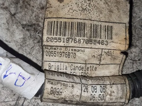 Glödstift kabeltråd OEM 00551976870 för Opel Astra image 10